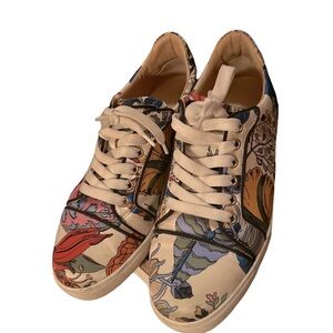Christian Louboutin Floral Print Sneakers 39